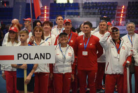 Pokaż zdjęcie: Reprezentacja Polski na 8. Halowych Mistrzostwach Świata Masters w Lekkiej Atletyce, które odbyły się w Toruniu