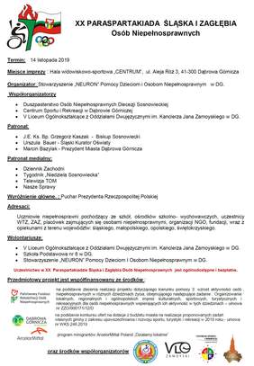 Pokaż zdjęcie: Palat informacyjny o imprezie