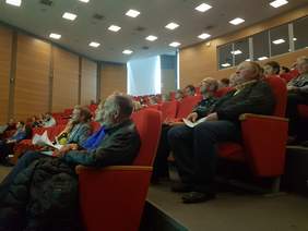 Pokaż zdjęcie: W Forum wzięli udział między innymi przedstawiciele administracji publicznej, jednostek organizacyjnych pomocy społecznej, podmiotów leczniczych oraz organizacji, które statutowo zajmują się obszarem zdrowia psychicznego