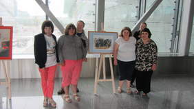 Pokaż zdjęcie: Uczestnicy Warsztatu Terapii Zajęciowej Towarzystwa Przyjaciół Dzieci z Krakowa