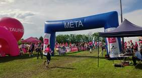 Pokaż zdjęcie: Meta I Piastowskiego Biegu po Oddech