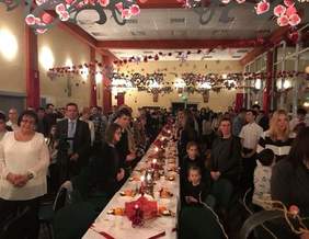 Pokaż zdjęcie: Spotkanie wigilijne w SOSW dla Niesłyszących w Krakowie