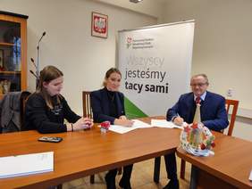 Podpisanie aneksu do umowy w ramach programu S-A-M Wspomagane Społeczności Mieszkaniowe