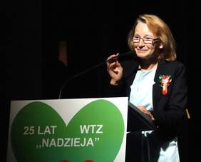 Pokaż zdjęcie: Teresa Jaros-Ligaszewska - Prezes Stowarzyszenia "Nadzieja"