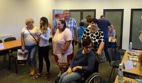 Pokaż zdjęcie: uczestnicy targów pracy w Łodzi