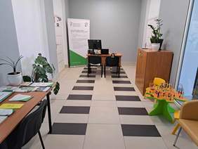 Zdjęcie pomieszczenia, w któym mieści sie punkt CIDON