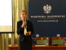 Pokaż zdjęcie: Monika Zakrzewska z Polskiego Stowarzyszenia na rzecz Osób z Niepełnosprawnością Intelektualną