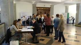 Pokaż zdjęcie: Punkt informacyjny w chorzowskim Oddziale ZUS