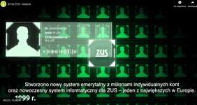 Pokaż zdjęcie: Kadr z filmu o historii ZUS