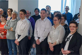 Pokaż zdjęcie: Uczestnicy otwarcia nowych placówek w Tarnowie