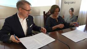 Pokaż zdjęcie: Dzięki współpracy możliwa będzie aktywizacja społeczna i zawodowa niepełnosprawnych studentów i absolwentów szkół wyższych