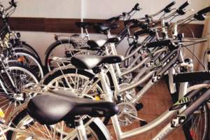 Rowery, będące na wyposażeniu ośrodka