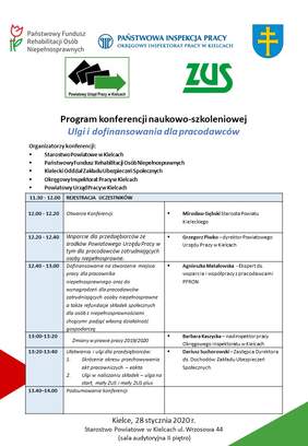 Pokaż zdjęcie: Program konferencji