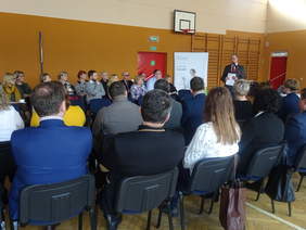 Przedstawiciele WTZ, SOSW i ZSS na spotkaniu w Rzeszowie