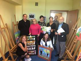 Pokaż zdjęcie: Wojewódzka Komisja Konkursowa XV edycji Konkursu Plastycznego „Sztuka Osób Niepełnosprawnych