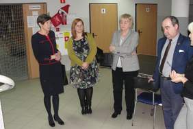 Pokaż zdjęcie: Odbiór inwestycji dofinansowanej ze środków PFRON w Zespole Szkolno-Przedszkolnym w Mielżynie