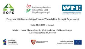 Pokaż zdjęcie: Wielkopolskie Forum Warsztatów Terapii Zajęciowej w partnerstwie z PFRON