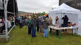 Pokaż zdjęcie: Stoisko Oddziału Małopolskiego PFRON