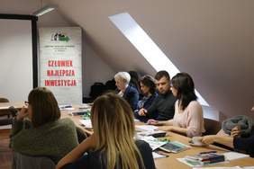 Pokaż zdjęcie: Uczestnicy spotkania dla przedsiębiorców.