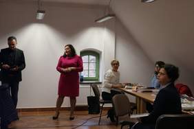 Pokaż zdjęcie: Dyrektor PUP-u w Malborku Joanna Reszka.