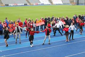 Pokaż zdjęcie: VIII Regionalny Mityng Lekkoatletyczny Olimpiad Specjalnych w Kaliszu