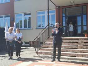 Pokaż zdjęcie: Wystąpienie dyrektora Łódzkiego Oddziału PFRON