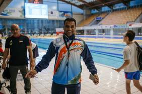 Pokaż zdjęcie: W zawodach brali udział zawodnicy z wielu krajów świata - na zdjęciu reprezentant Indii