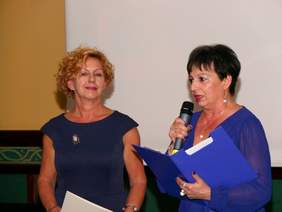 Otwarcie balu przez Beatę Piwowarską