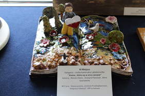 Pokaż zdjęcie: Trzecie miejsce w kategorii rzeźba kameralna i płaskorzeźba