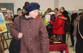 Pokaż zdjęcie: Wystawa prac Sztuka Osób Niepełnosprawnych