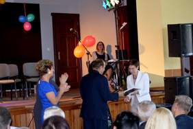 Pokaż zdjęcie: Anna Skupień, dyrektor Oddziału Wielkopolskiego PFRON gościem specjalnym obchodów XX-lecia SDiON w Miejskiej Górce