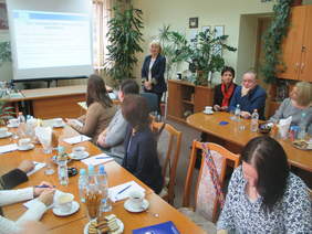 Wystąpienie Jolanty Brody - starszego wizytatora Kuratorium Oświaty w Białymstoku.