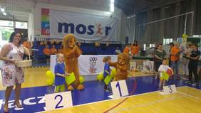 Pokaż zdjęcie: Zawodnicy na podium