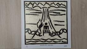 Miejsce 1 w kategorii Rysunek i grafika - "Niepodległa bez barier", Arkadiusz Kosiński, WTZ w Gorzowie Wlkp. przy ul. Czereśniowej