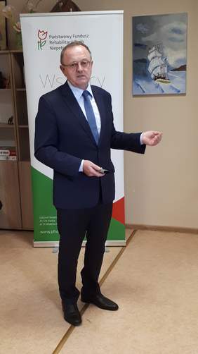 Pokaż zdjęcie: Andrzej Michalski p.o. Dyrektora Oddziału Świętokrzyskiego PFRON 