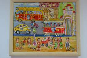 Pokaż zdjęcie: 1 miejsce w kategorii Malarstwo i witraż