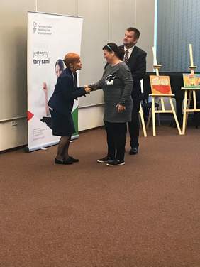 Lubuska Gala XVI edycji Konkursu Plastycznego "Sztuka Osób Niepełnopsrawnych"