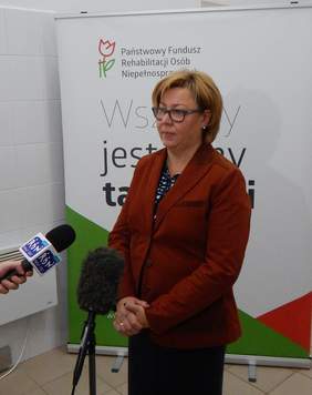 Pokaż zdjęcie: Marta Mordarska, dyrektor Oddziału Małopolskiego PFRON