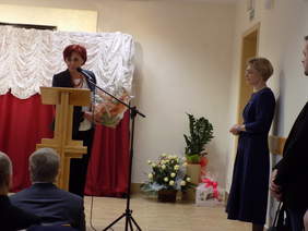 Wystąpienie dyrektora Oddziału Podlaskiego PFRON Grażyny Bogdańskiej