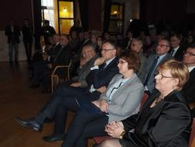 Pokaż zdjęcie: Uczestnicy gali jubileuszowej Stowarzyszenia "ORION"