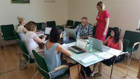 Pokaż zdjęcie: Warsztaty w siedzibie Oddziału Małopolskiego PFRON