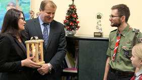 Przekazanie światełka pokoju