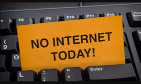 Pokaż zdjęcie: Brak dostępności sieci lokalnej