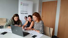 Pokaż zdjęcie: Uczestnicy szkolenia z obsługi technicznej SODiR