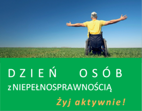 Pokaż zdjęcie: Plakat promujący Dzień Osób z Niepełnosprawnością w Ostrowie Wielkopolskim