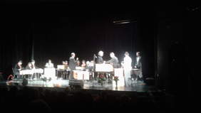 Pokaż zdjęcie: Muzycy na scenie