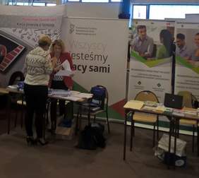 Pokaż zdjęcie: stoisko Oddziału Łódzkiego PFRON