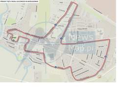 Pokaż zdjęcie: trasa Biegu Ulicznego Wieruszów 2018