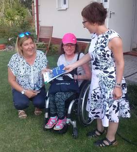 Z uczestnikami nagrania do rogramu Wystarczy chcieć