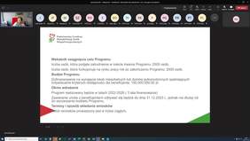 Sjald prezentowany podczas spotkania, w górnej galerii zdjęcie Pani Dyrektor Aleksandry Gierej oraz ikony/skróty uczestników